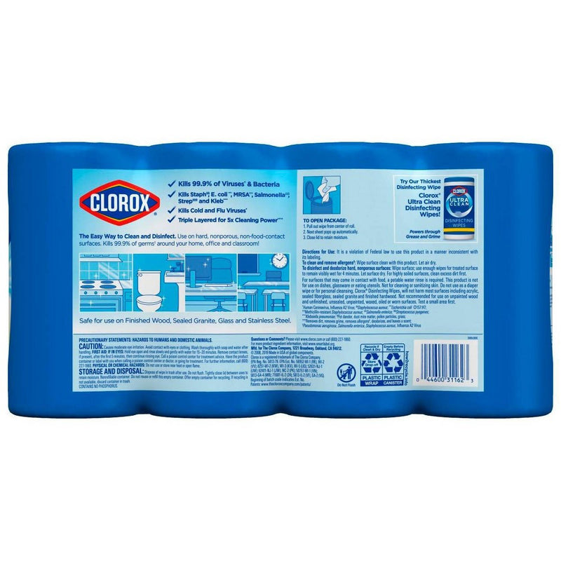 Clorox Disinfecting Wipes Value Pack - 75ct/4pk