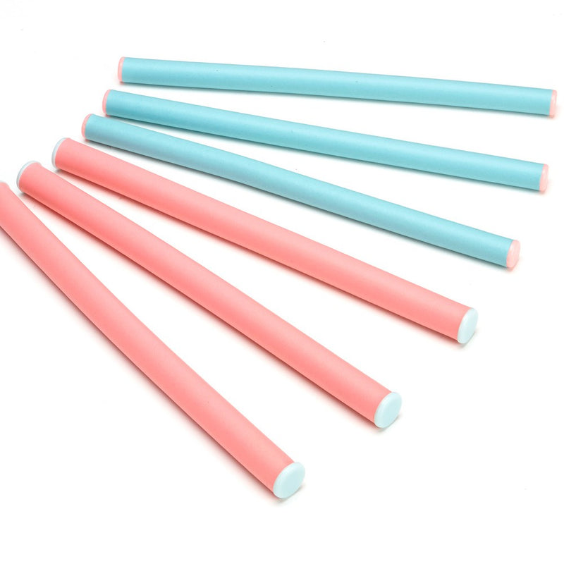 Conair Spiral Rollers Mint/Coral -18pc