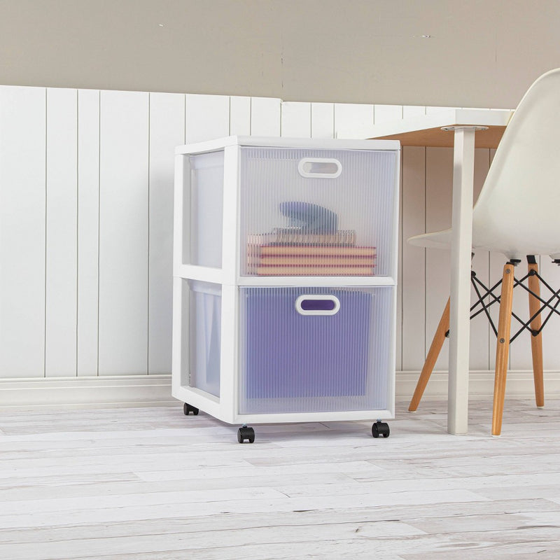 Sterilite Ultra 2-Drawer Storage Cart White (LOCAL PICKUP ONLY)