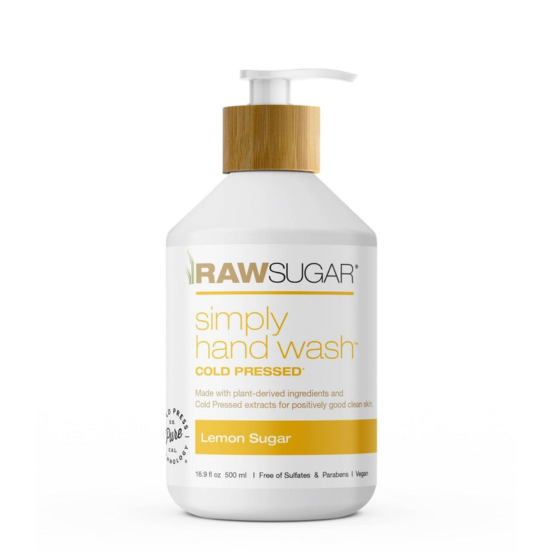 Raw Sugar  Simply Hand Wash Lemon Sugar - 16.9 fl oz
