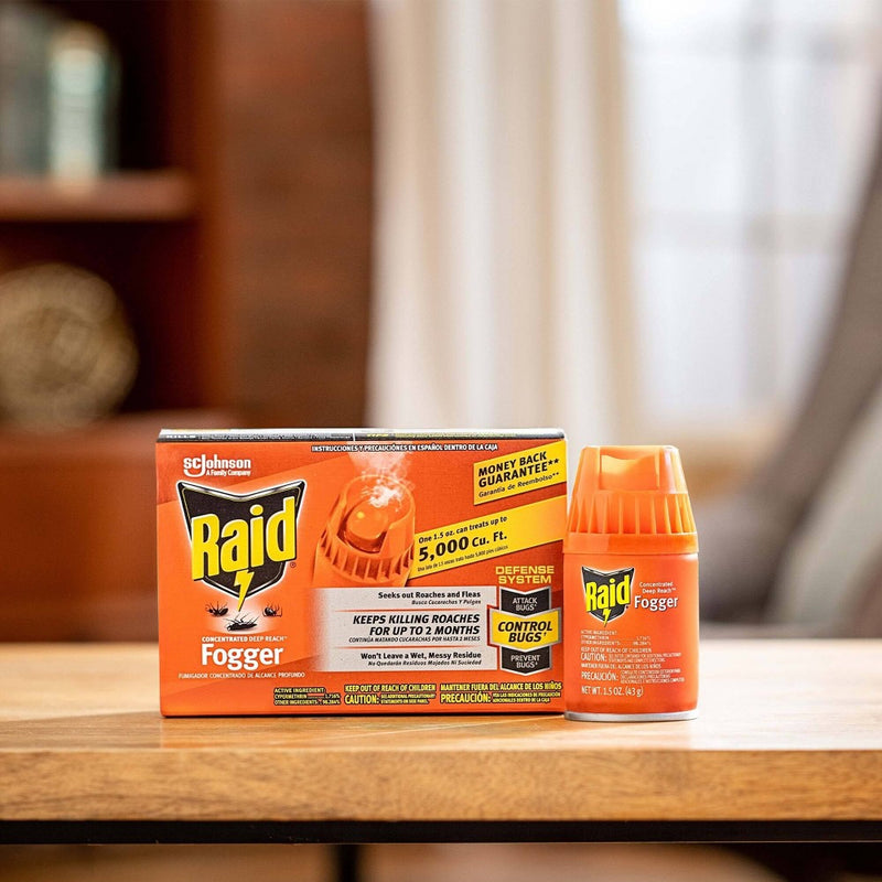 Raid Concentrated Deep Reach Fogger - 1.5oz/3cans