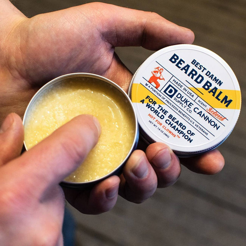 Duke Cannon Best Redwood Damn Beard Balm - 1.6oz