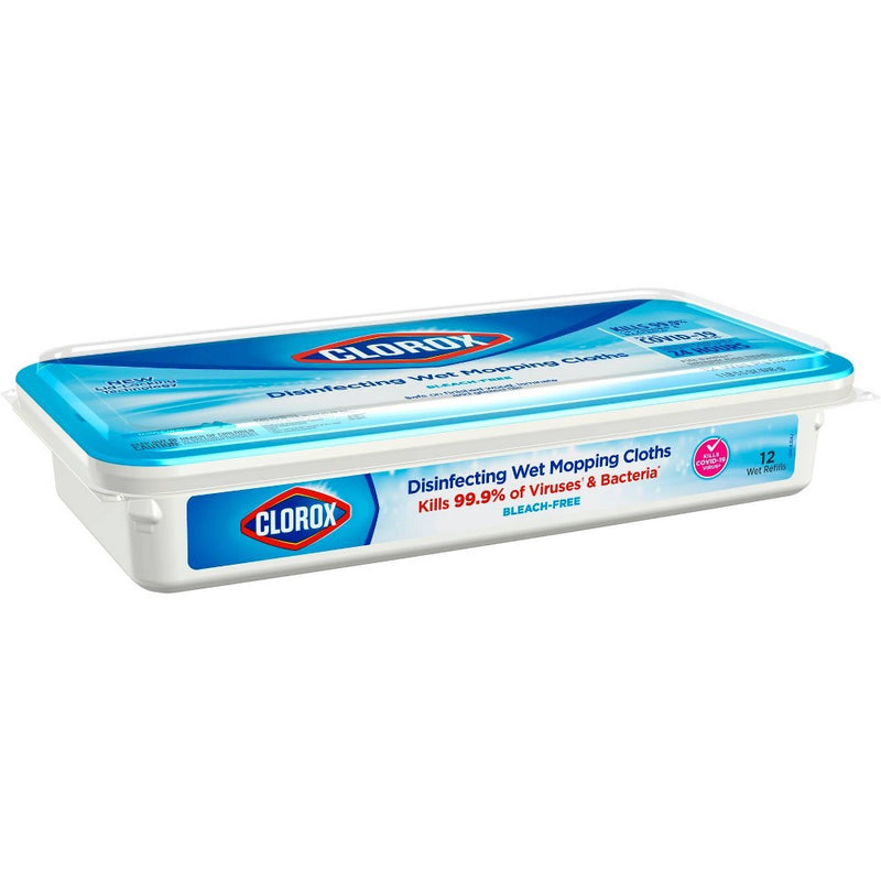Clorox Disinfecting Mopping Cloth - Rain Clean - 12ct