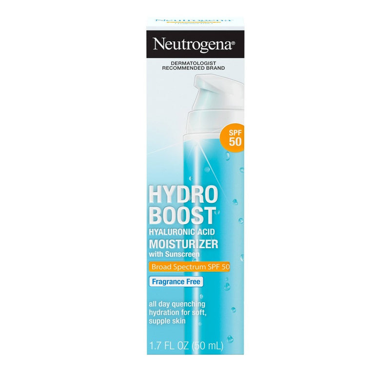 Neutrogena Hydro Boost Moisturizer - SPF 50 - 1.7 fl oz -EXP:01/25