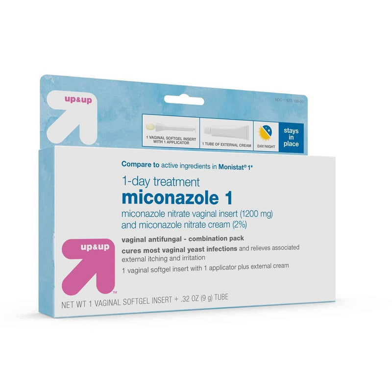 Miconazole Vaginal Antifungal Cream - 1 day Treatment - 0.32oz - up & up™