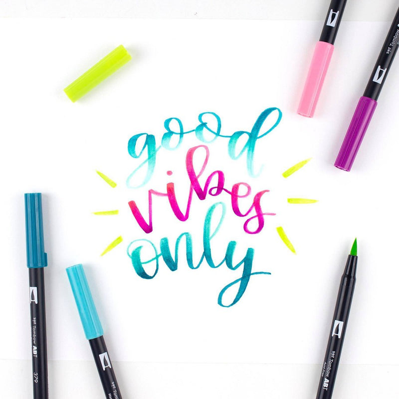 6pk Tropical Dual Brush - Tombow