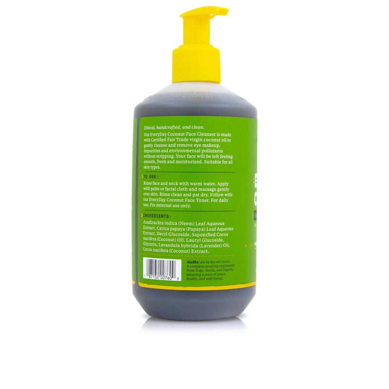 Alaffia EveryDay Coconut Face Cleanser - 12 fl oz