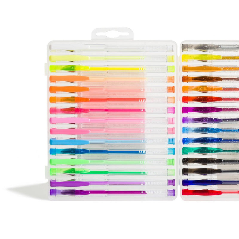 30ct Gel Pens in Case - U Brands