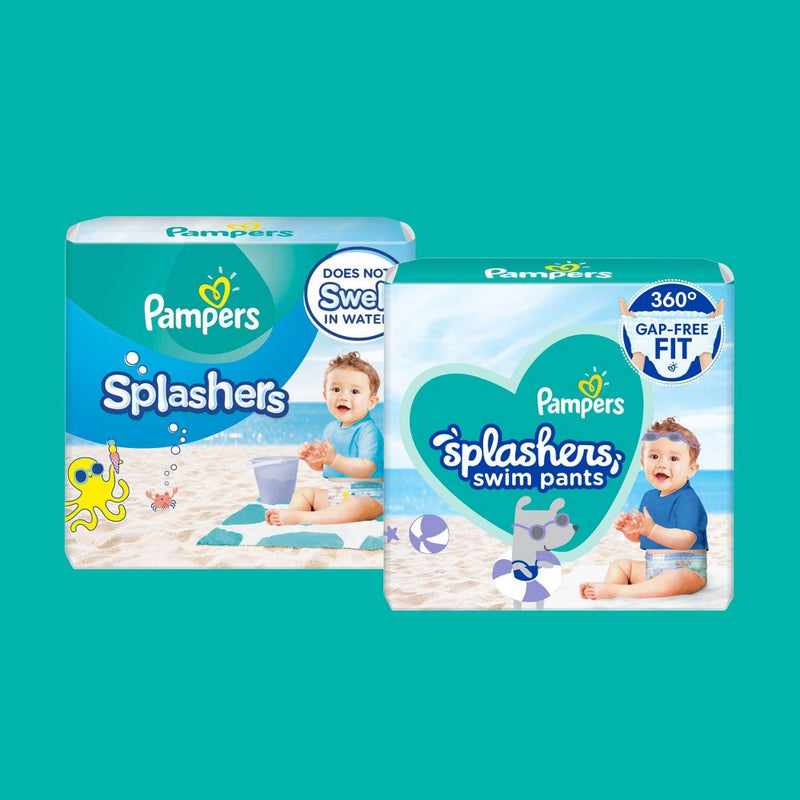 Pampers Splashers Disposable Swim Pants - Size S (20ct)