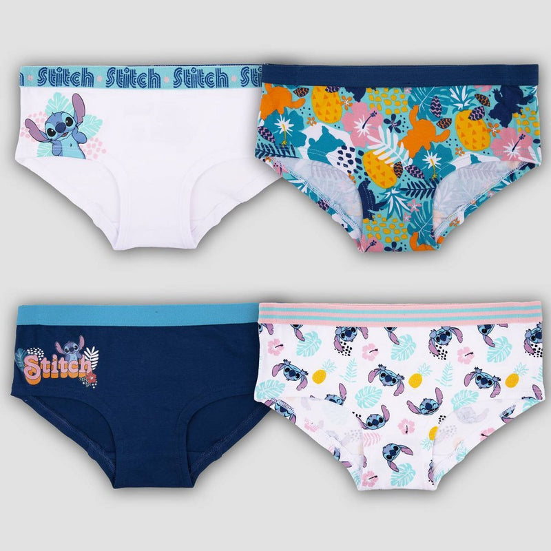 Girls' Lilo & Stitch 4pk Underwear - 10