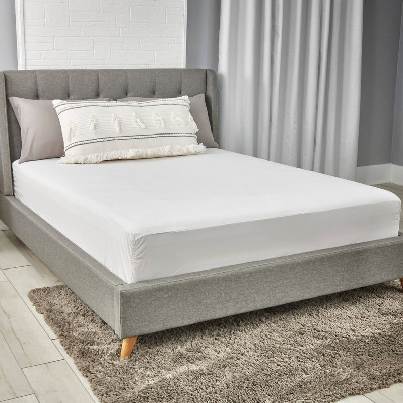 Twin Maximum Bed Bug and Allergy Mattress Protector White - AllerEase