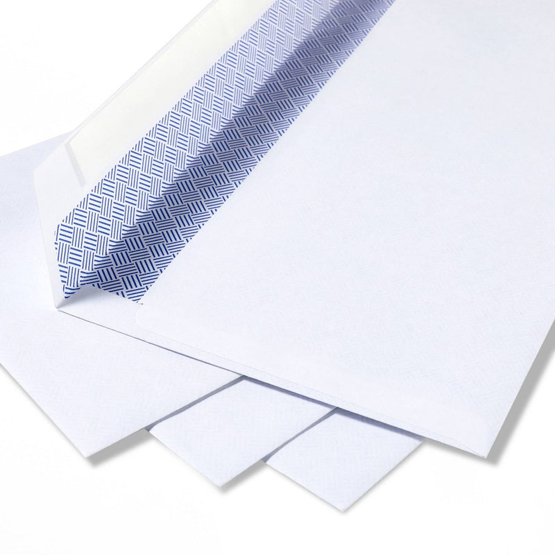 45ct 4" x 9.5" Press and Seal Security Envelopes White - up & up™