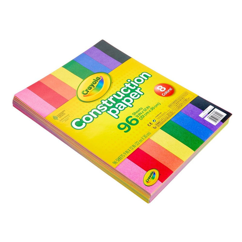 Crayola 96ct 9"x12" Construction Paper 8 Colors