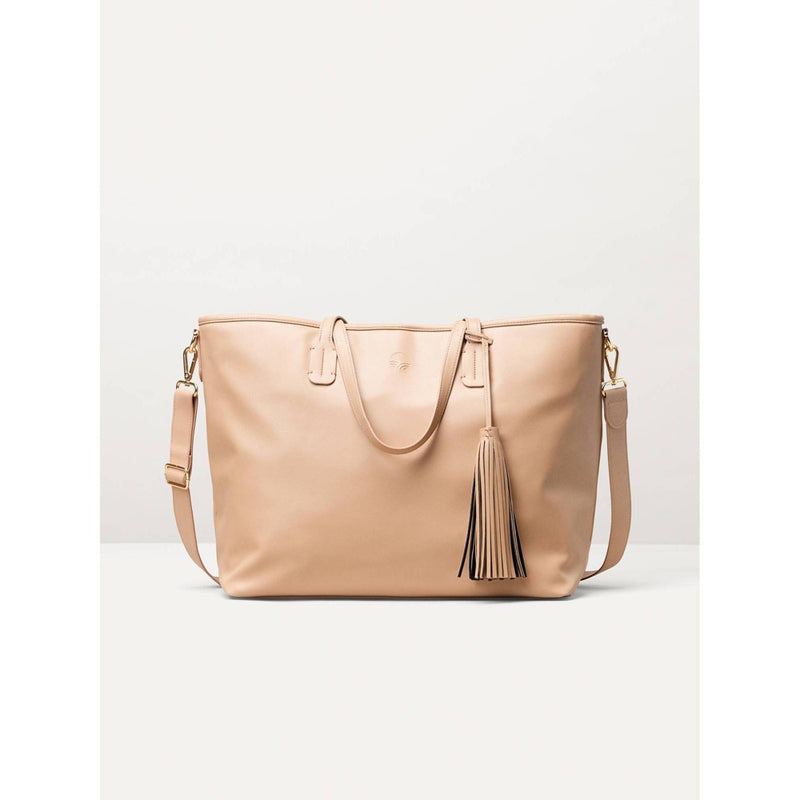 Tushbaby Vegan Leather Handbag - Sand