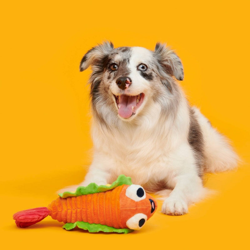 BARK Eduardo The Shrimp Taco Dog Toy