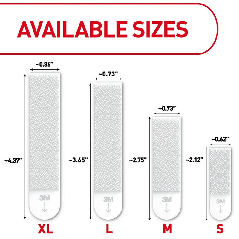 Command 5lbs Picture Hanging Strips White