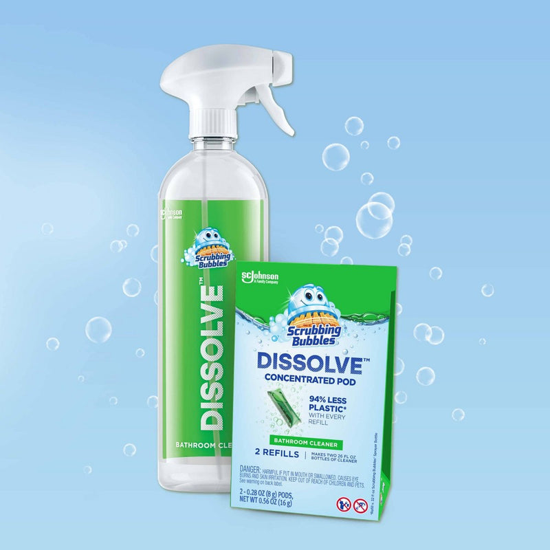 Scrubbing Bubbles Dissolve Bathroom Cleaner Pods Refill - 2pk/0.28oz