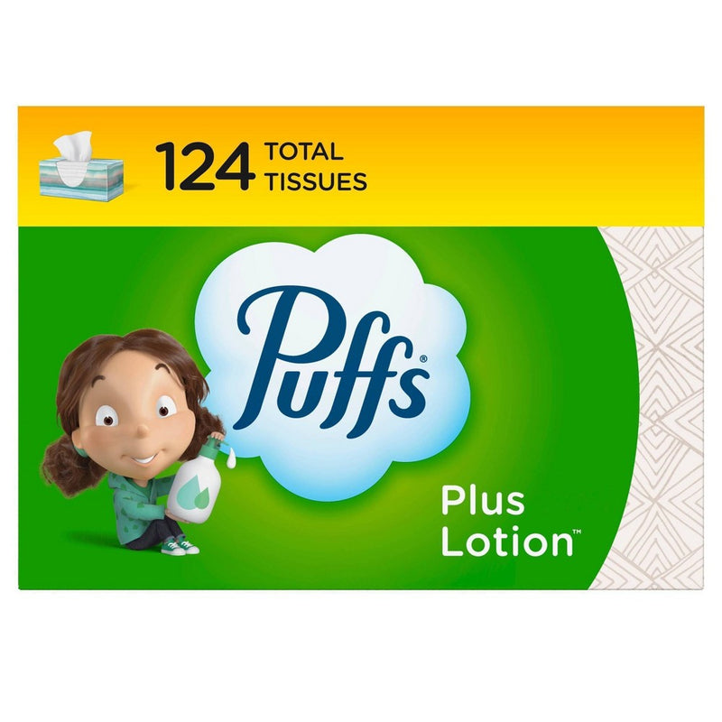Puffs Plus Lotion Facial Tissue - 124ct