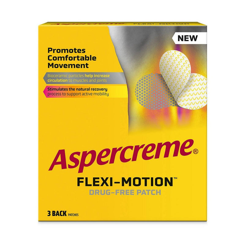 Aspercreme Flexi-Motion Drug Free Back Patches - 3ct