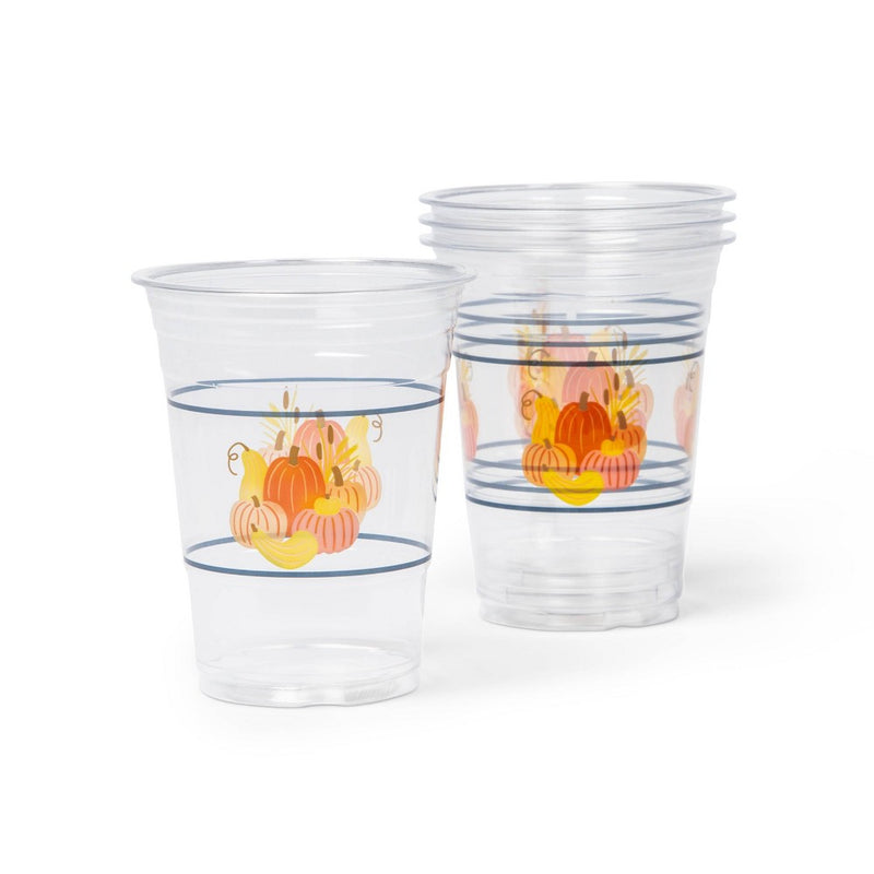 Fall Disposable Cup - Clear - 18oz/30ct - up & up™