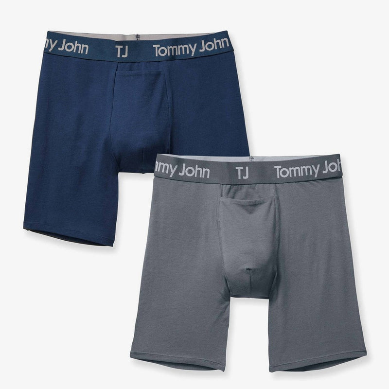 TJ | Tommy John™ Men's Boxer Briefs 2pk - Dress Blue/Turbulence XL