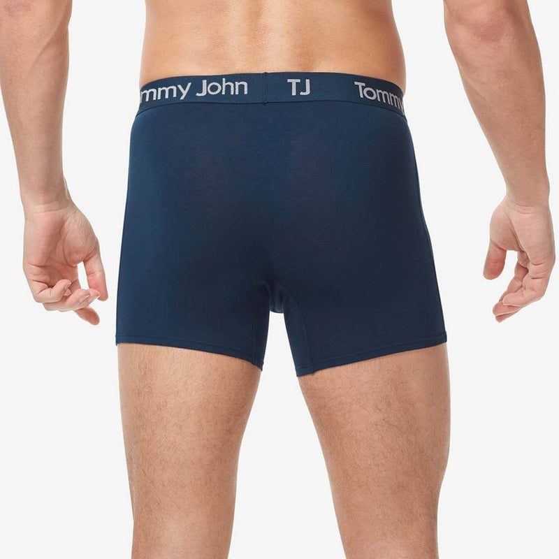 TJ | Tommy John™ Men's 4" Boxer Briefs 2pk - Black/Dress Blue XXL