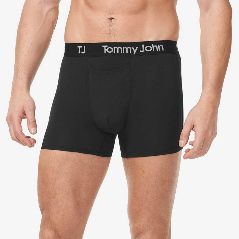TJ | Tommy John™ Men's 4" Boxer Briefs 2pk - Black/Dress Blue XXL