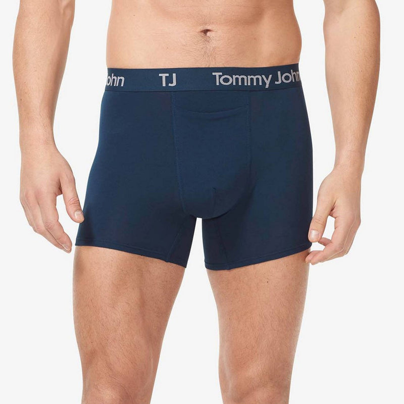 TJ | Tommy John™ Men's 4" Boxer Briefs 2pk - Black/Dress Blue XXL