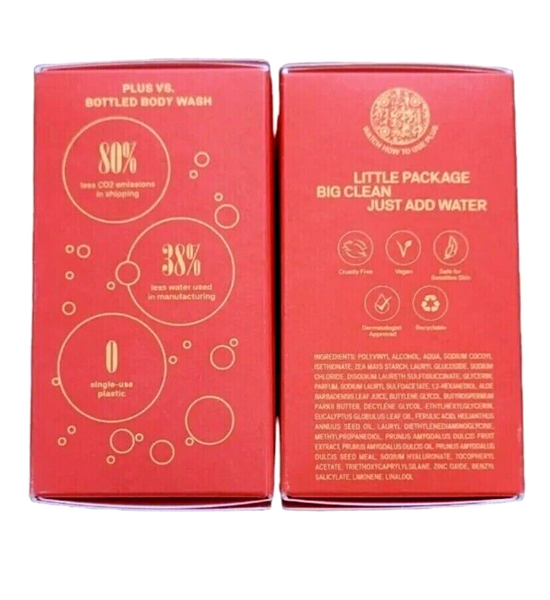 single pack - PLUS Summer Body Wash Dispenser Refill Pack - 0.9oz