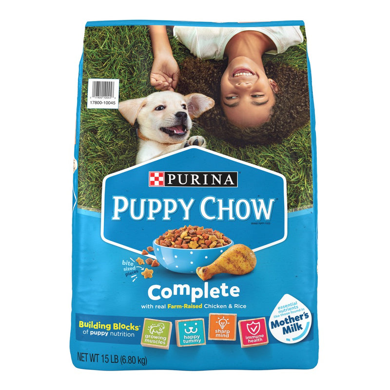 Dog Chow Complete Dry Dog Food with Real Chicken & Rice Flavor - 15lbs (LOCAL PICKUP ONLY)