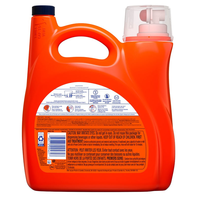 Tide Plus Downy High Efficiency Liquid Laundry Detergent - April Fresh - 146 fl oz