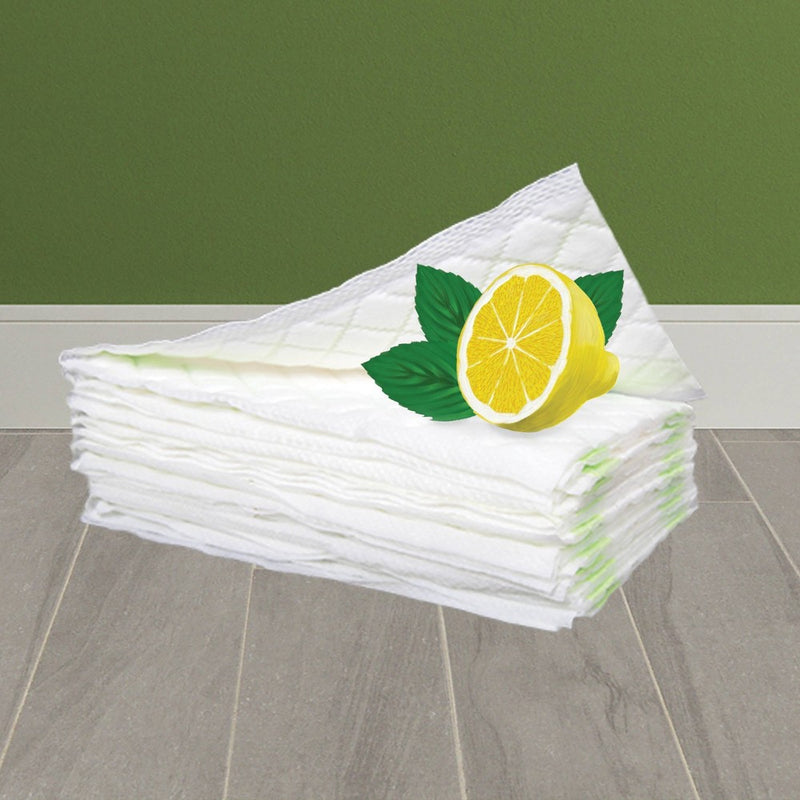 Bona Cleaning Products Mop Refill Multi Surface Wet Mopping Cloths - Lemon Mint - 12ct