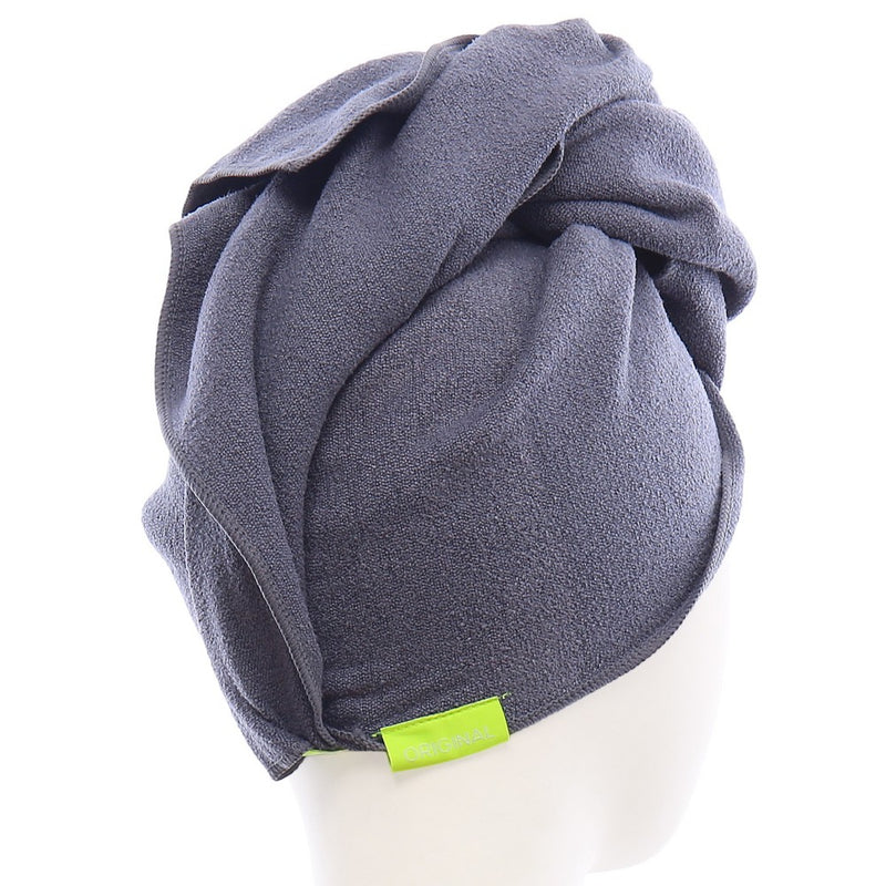 AQUIS Original Hair Drying Towel - Gray