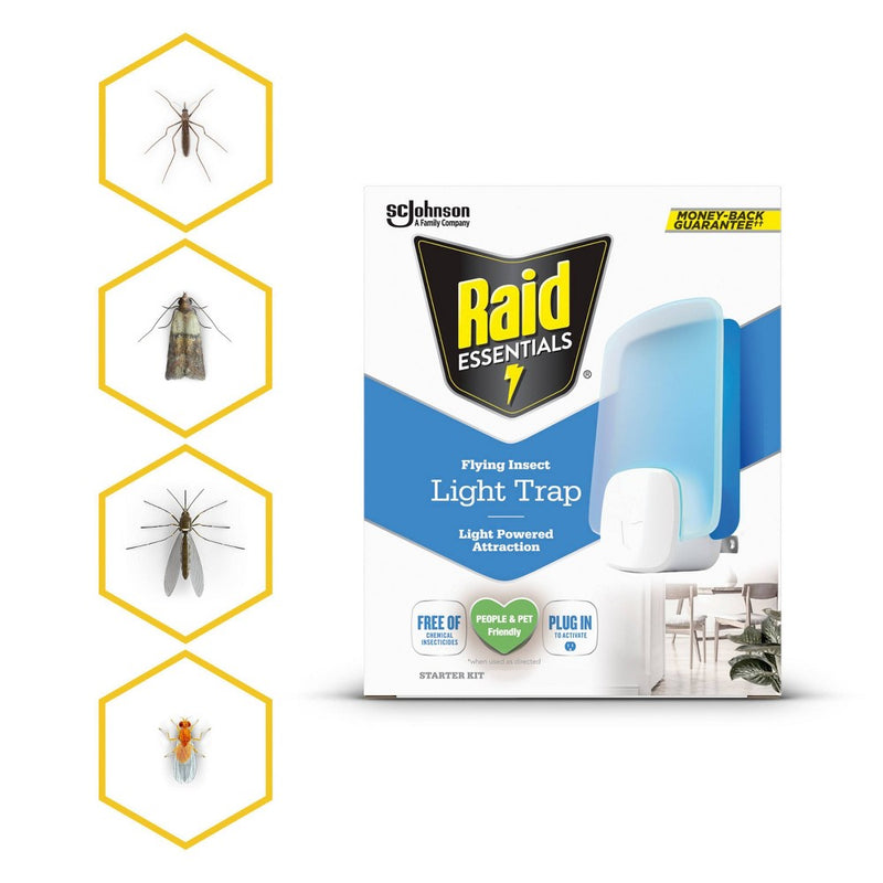 Raid Essentials Flying Insect Light Trap Refill - 2pk