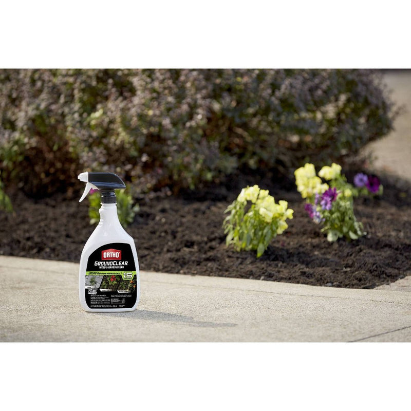 Ortho GroundClear Weed & Grass Killer with Ready To Use Trigger - 24oz