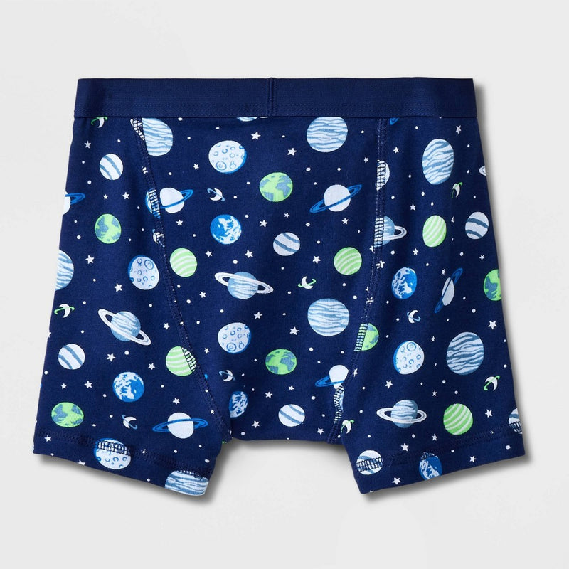 Boys' 7pk Space Boxer Briefs - Cat & Jack™ S