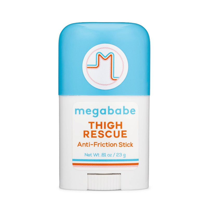 Megababe Thigh Rescue Lotion Anti-Chafe Stick - Trial Size - Pomegranate/Citrus Scent - 0.81oz