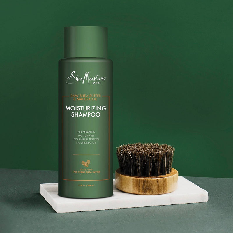 SheaMoisture Men Moisturizing Shampoo - Raw Shea Butter & Mafura Oil - 15 fl oz