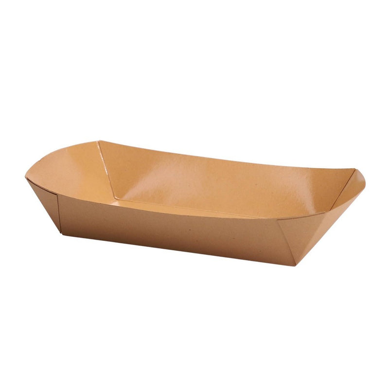 10ct Hot Dog Boat Brown Fiber - Sun Squad™