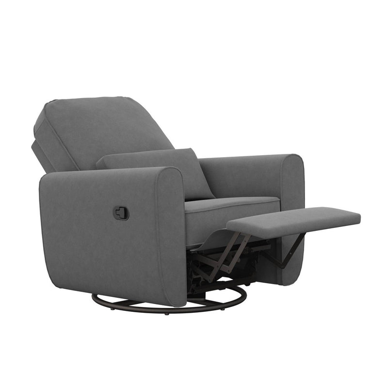 Baby Relax Kennedy Nursery Gliding Recliner Upholstered Accent Chair - Gray (LOCAL PICKUP ONLY)