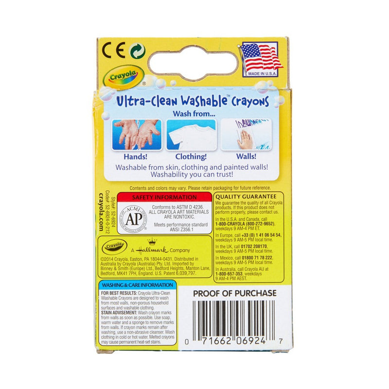 Crayola 24ct Ultra Clean Washable Crayons