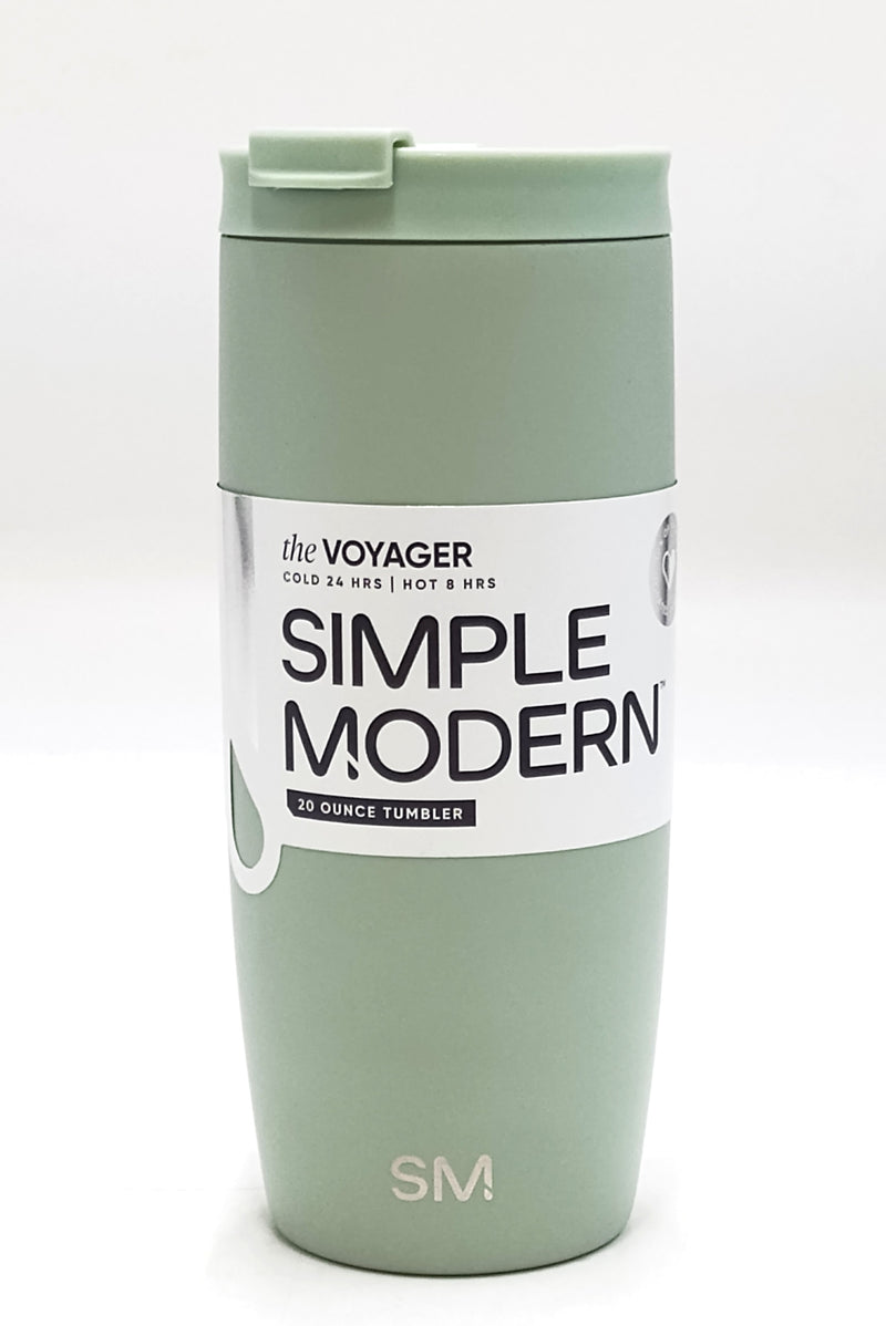 Simple Modern Voyager 20oz Travel Mug w/ Insulated Flip Lid Powder Coat