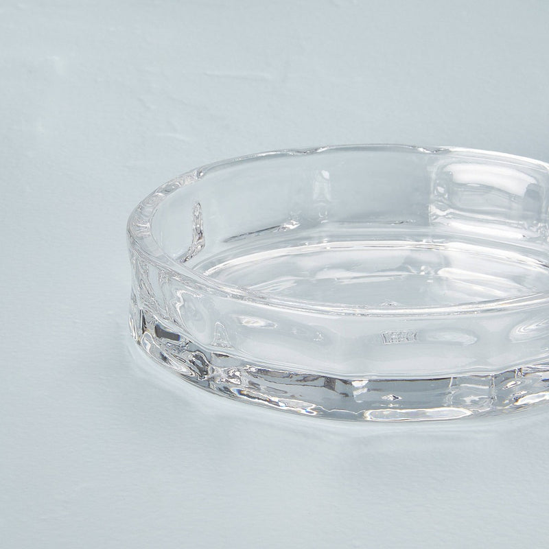 Sculpted Glass Soap Dish Clear - Hearth & Hand™ with Magnolia