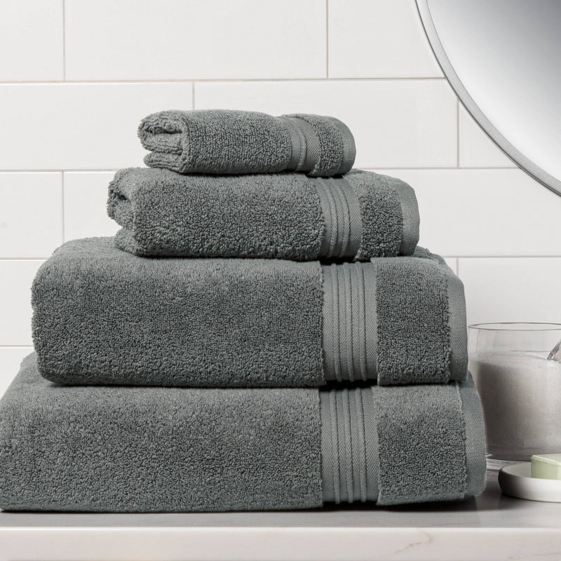 Spa Bath Sheet Dark Gray - Threshold Signature™