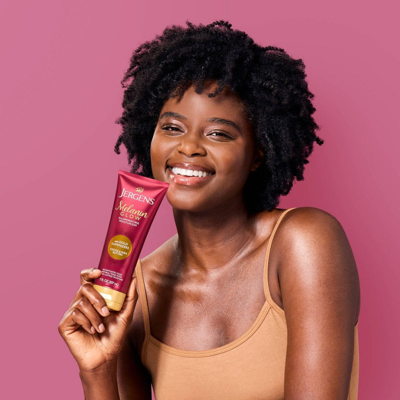 Jergens Natural Glow Melanin Glow Body Lotion - Gold - 7 fl oz