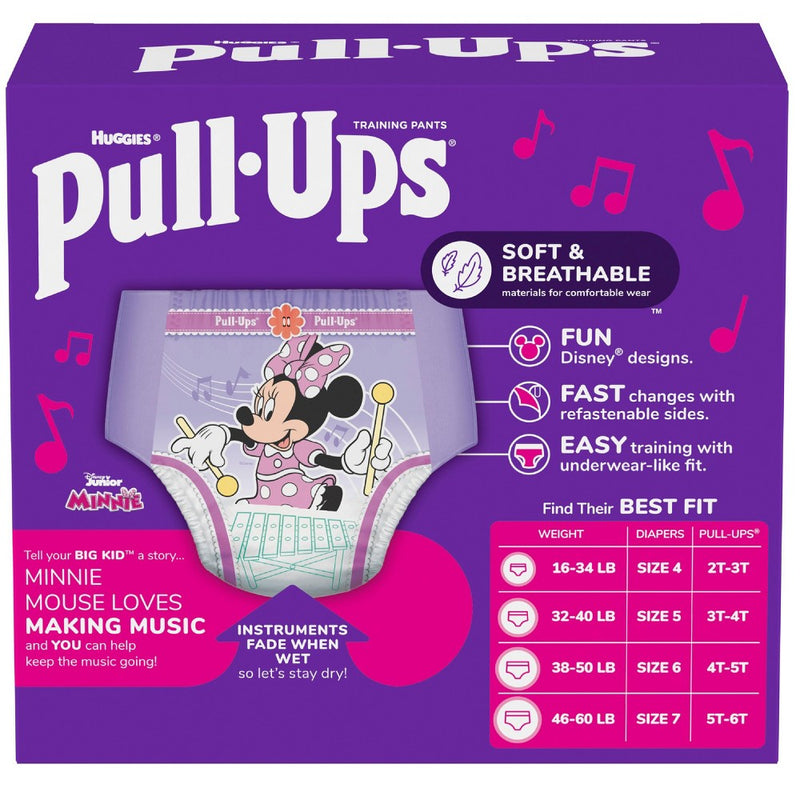 Pull-Ups Girls' Learning Designs Training Pants Econ+ Pack - Size 3T-4T - 92ct