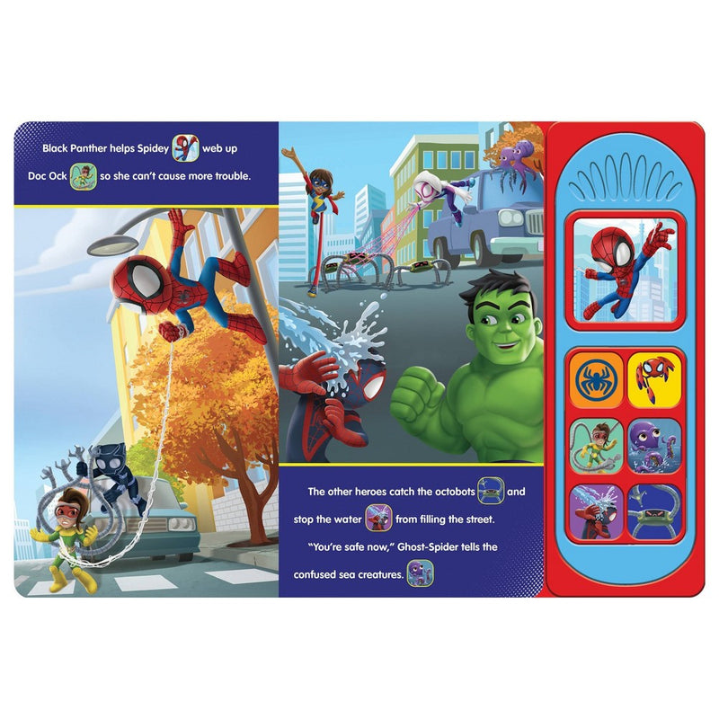 Marvel Spidey and His Amazing Friends - Spidey Makes a Splash Little Sound (Board Book)