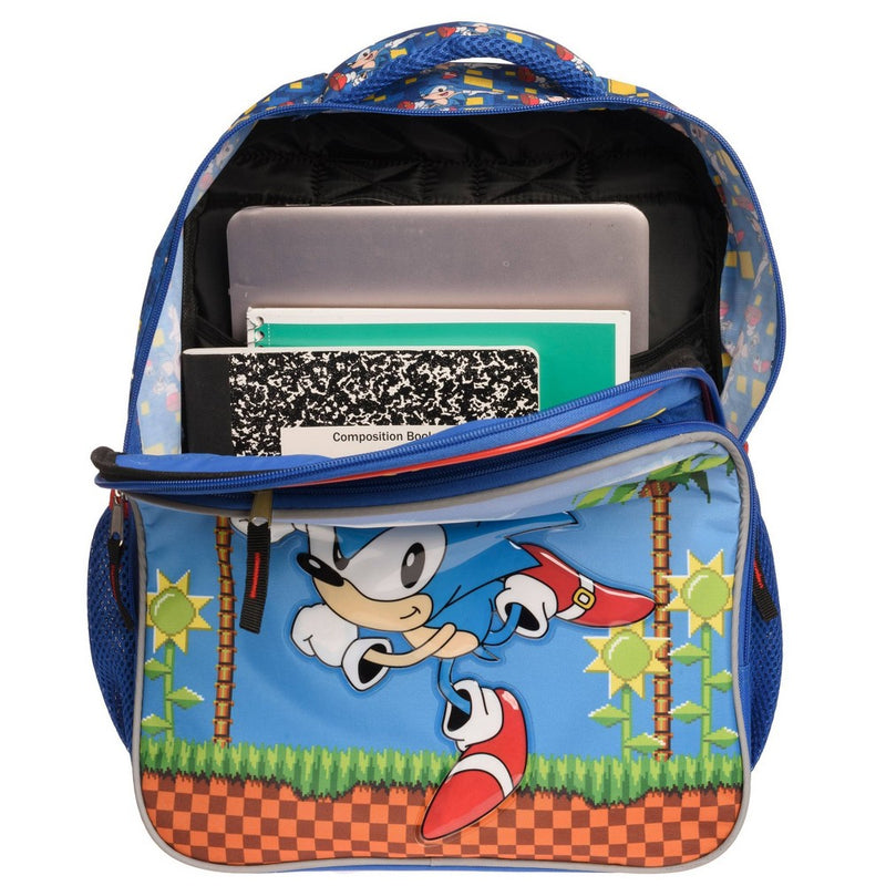 Sonic the Hedgehog Kids' 16" Backpack - Blue