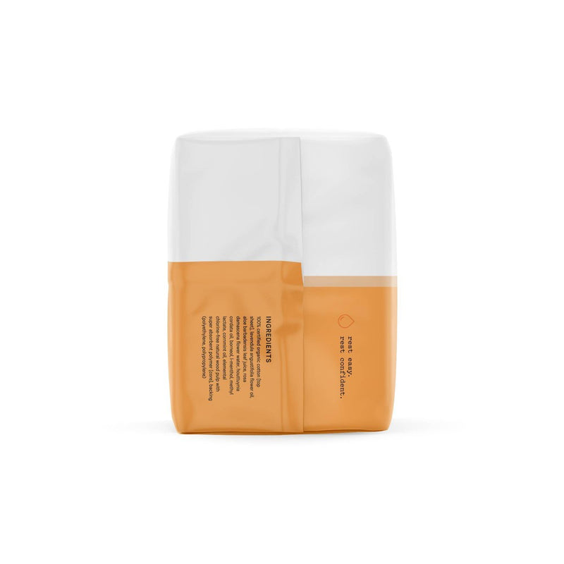 The Honey Pot Company Herbal Overnight Heavy Flow Pads with Wings, Organic Cotton Cover - 16ct