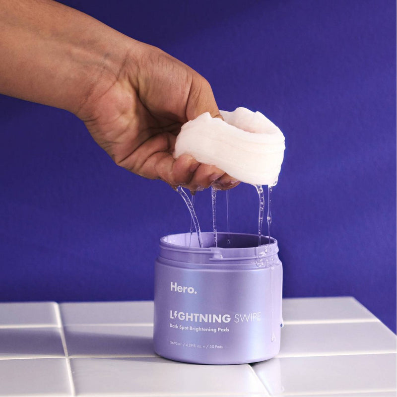 Hero Cosmetics Lightning Swipe Dark Spot Brightening Pad - 50ct